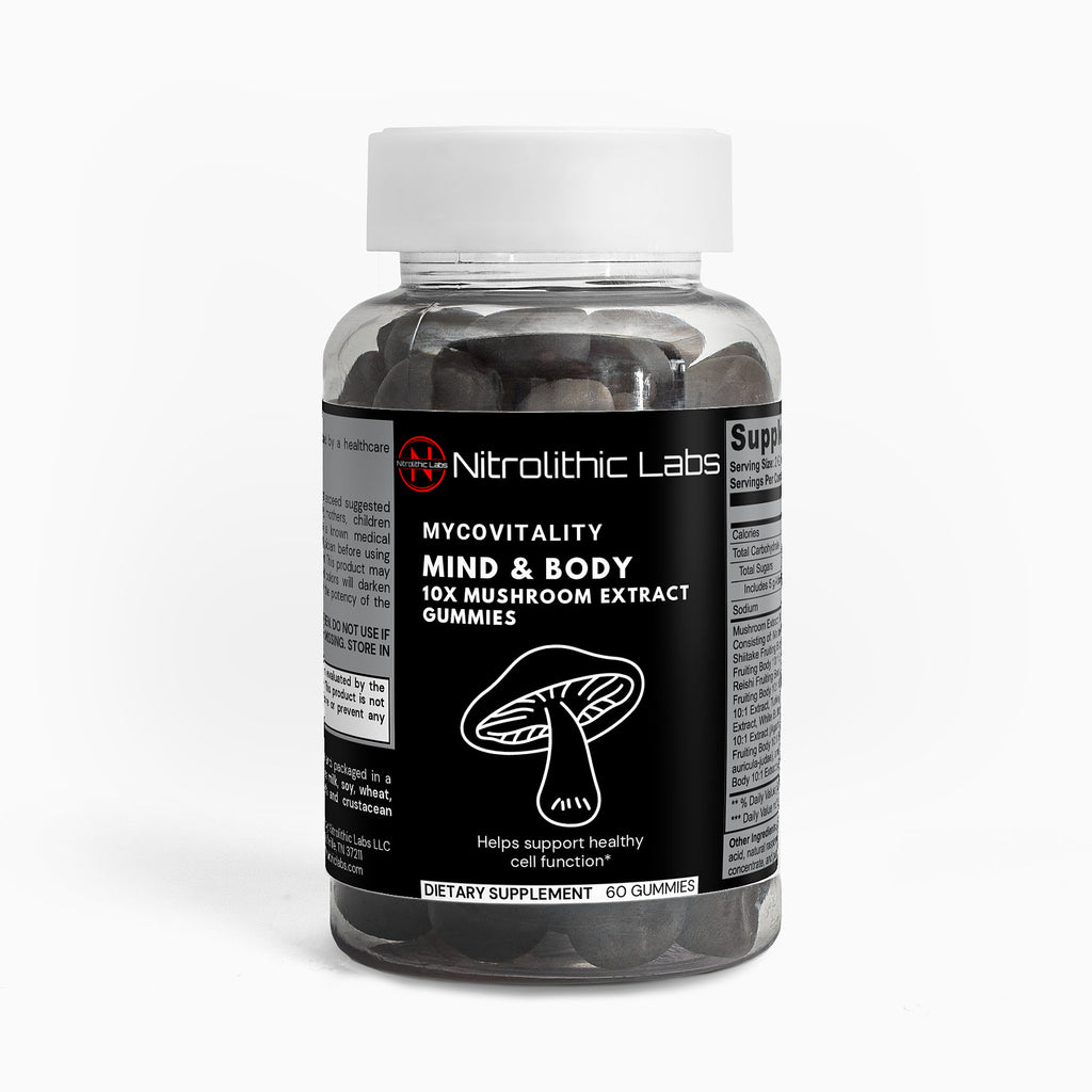 MycoVitality Mind & Body 10X Mushroom Gummies