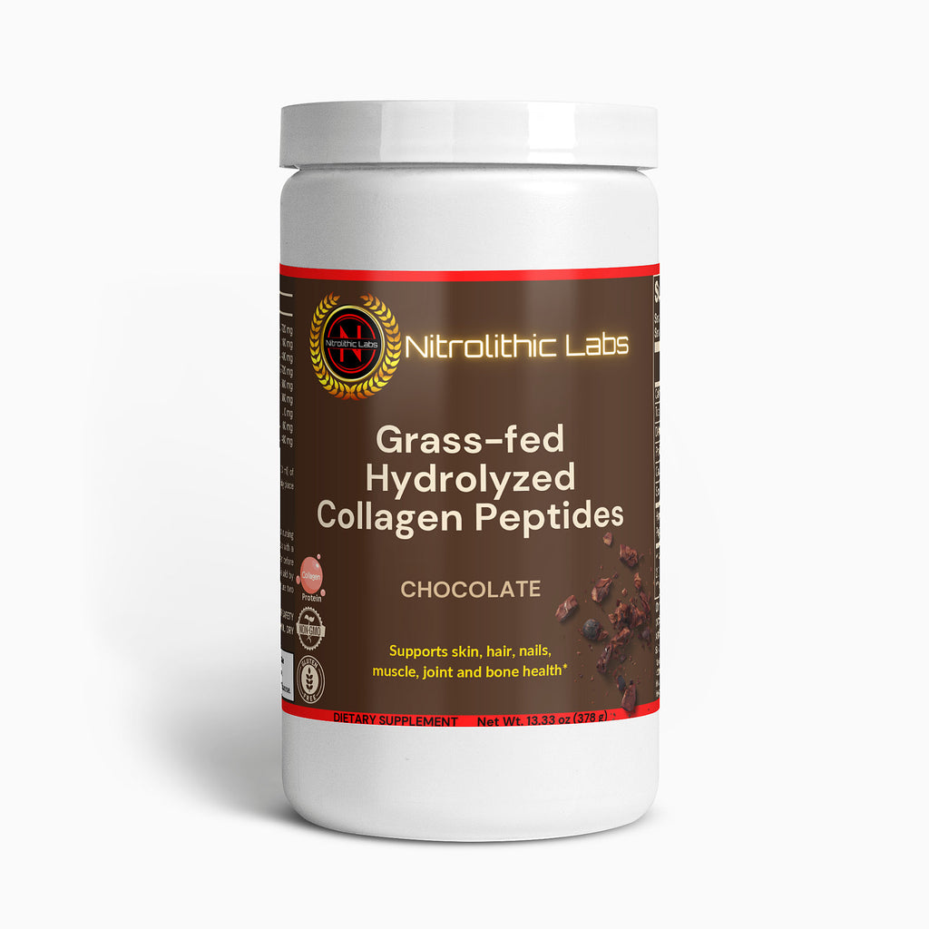 Grass-Fed Hydrolyzed Collagen Peptides Powder (Chocolate)